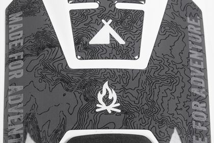 Touratech Pad en deux parties - Noir Universal Tank cover