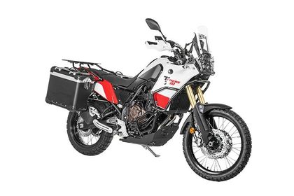 Touratech ZEGA Evo X Avec déport 38/38 - Support noir inclus - Anodisé noir Zijkoffer