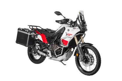 Touratech Kit complet ZEGA Evo 38/45 - Support noir inclus - Anodisé noir Zijkoffer