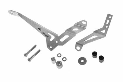 Kit de fixation Bagagerie Touratech la boîte à outil sans support valises côté gauche Argent