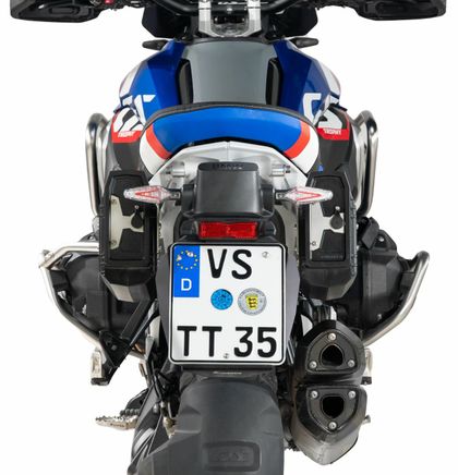 Kit de fixation Bagagerie Touratech la boîte à outil sans support valises côté gauche Argent
