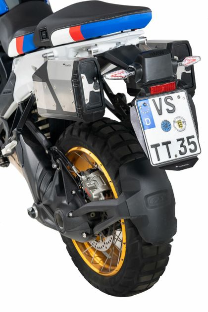 Kit de fixation Bagagerie Touratech la boîte à outil sans support valises côté gauche Argent
