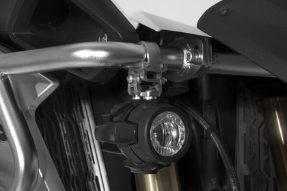Support Phare Touratech feux additionnels origine sur extension crash - bar