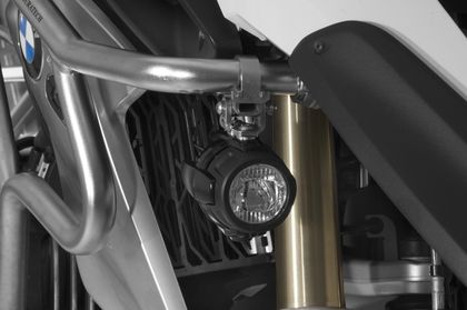 Support Phare Touratech feux additionnels origine sur extension crash - bar
