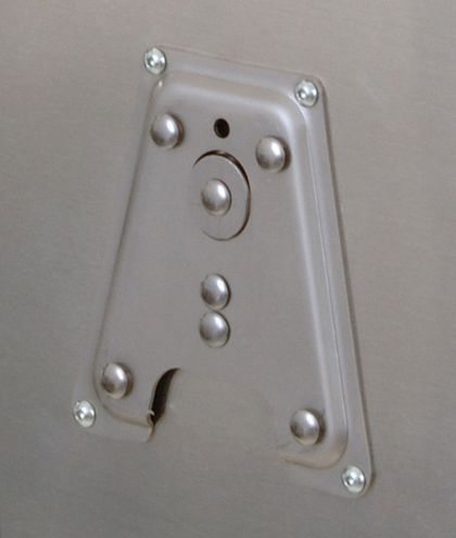 Kit de fixation Bagagerie Touratech Plaque base montage accessoires - Argent Universel Ref : TRT02029A / 01-050-0830-0 