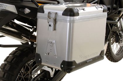 Kit de fixation Bagagerie Touratech Plaque base montage accessoires - Argent Universel