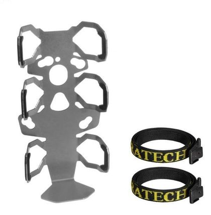 Kit de fixation Bagagerie Touratech gourde sur ZEGA Mundo Pro - Argent Universel