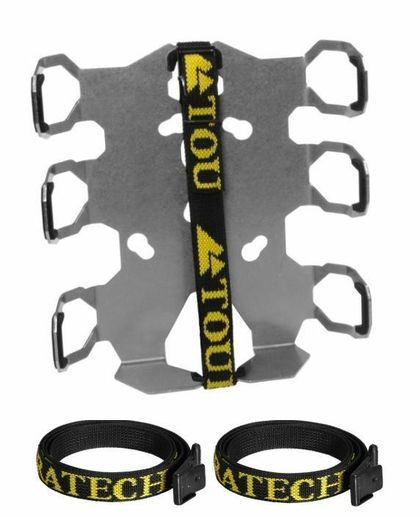 Kit de fixation Bagagerie Touratech double gourdes incluses sur ZEGA Mundo Pro Universel