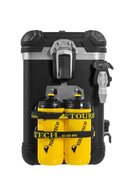 Kit de fixation Bagagerie Touratech ZEGA Evo Support accessoires porte bidon double - Argent Universel
