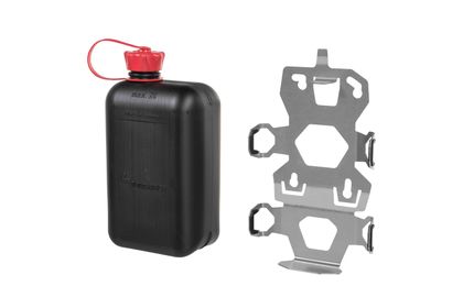 Kit de fixation Bagagerie Touratech ZEGA Evo support jerrican 2 litres Argent Universel