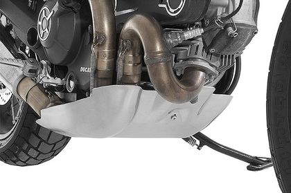 Sabot moteur Touratech Aluminium - Argent Ref : TRT02091A / 01-621-5135-0 DUCATI 800 SCRAMBLER 800 - 2015 - 2016