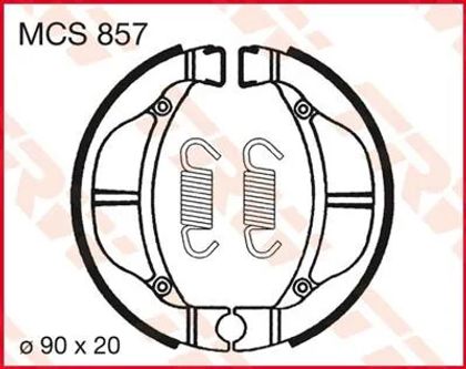 Mâchoires de frein Trw 17230377