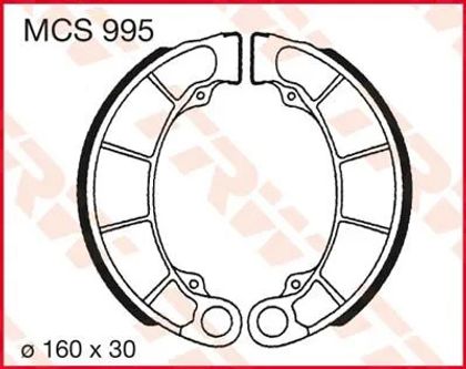 Mâchoires de frein Trw 17230505