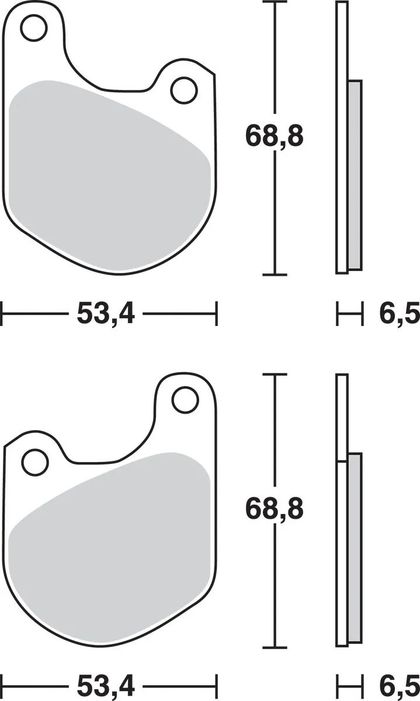 Plaquettes de freins Trw Base organique