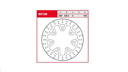 Trw 17104177 Round brake disc