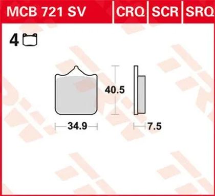 Trw Sintermetaal Remblokken