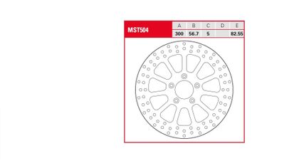 Trw 17104173 Round brake disc Ref : TRW00353A / 17104173 