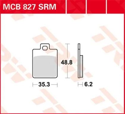 Trw Organische basis Remblokken