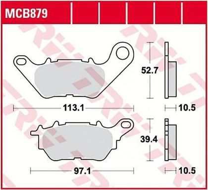 Trw Organische basis Remblokken