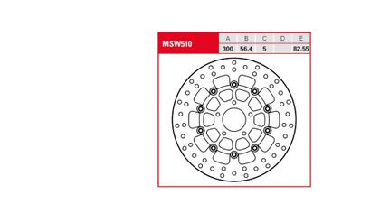 Trw 17104182 Round brake disc