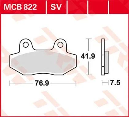 Trw Organic base Brake pads