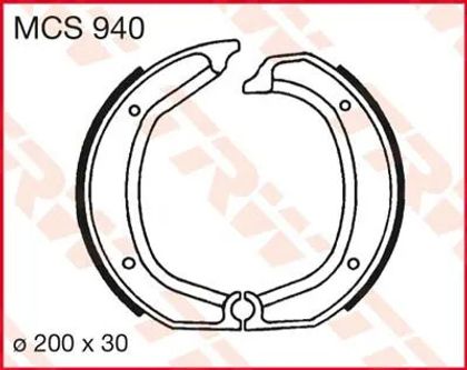 Mâchoires de frein Trw 17230384