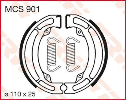 Mâchoires de frein Trw 17230422