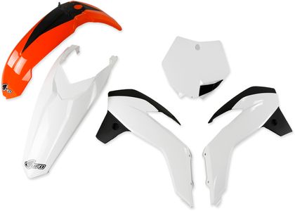 Kit plastiques Ufo origine (2017) orange/blanc/noir