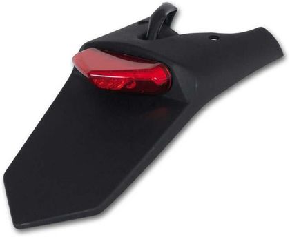 Ufo Registration Plate Holder Black LED Light Universal Mudguard extension