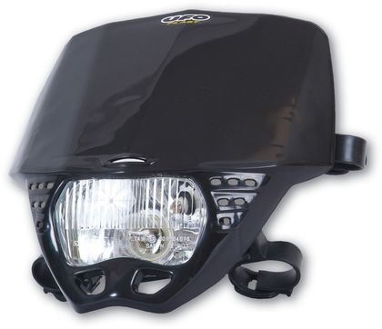 Ufo Cruiser koplamp zwart Koplampplaat Universeel