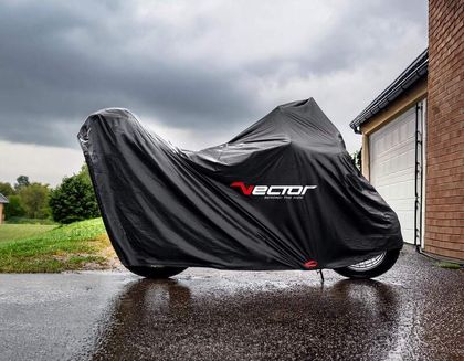 Vector indvendig udvendig H20 scooter top case - sort XL Universel Motorcykelbetræk