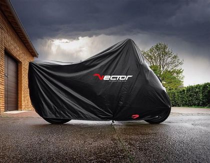 Vector äußere Cotton Scooter - schwarz M Motorradabdeckung Universell Ref : VEC00160A / 1130180002 