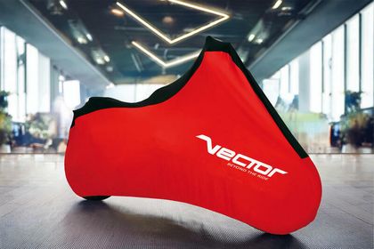 Husă moto Vector interior Stretch scooter - roșu M Universal