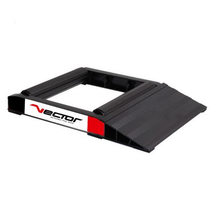 Vector Black roller wheel support Universal Roller support
