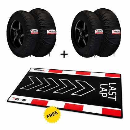 Vector Kit 2 sæt Pro - Track 120/190 paddockmåtte Last Lap gratis Universel Varmepude Ref : VEC00203A / 3073363 