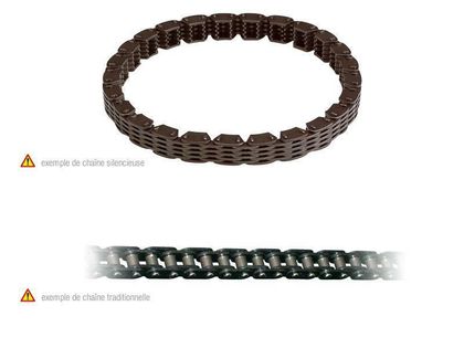 Chaîne de distribution Vertex silencieuse - 122 maillons