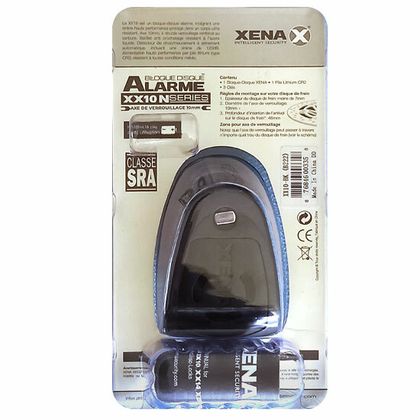 XENA Alarm Disc Lock XX10 Black SRA Universal Anti-theft device
