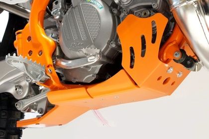 Protector motor aXp Cubrecárter Enduro Extrem naranja