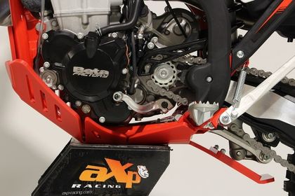 Proteggi motore aXp Enduro Xtrem, polietilene ad alta densità, rosso,