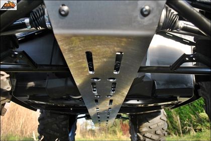 aXp Central skid plate - Aluminium 6mm Can - Am Outlander Max 500L Engine protection Ref : XP00254A / 1053094 