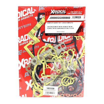Pochette de joints Xradical MOTO CROSS GAS 200 - 250 300 EC 1998 2004 COMPLETE