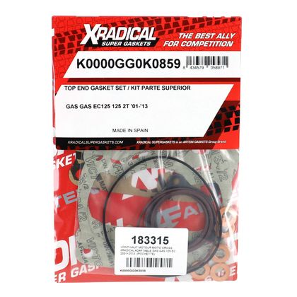 Pochette de joints Xradical HAUT MOTO CROSS GAS 125 EC 2001 2013