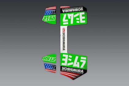 Stickers Yoshimura Jeu RS-12 Universel Ref : YO00104A / 1127047002 