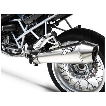 Silencieux Zard inox satine homologue - embout inox poli