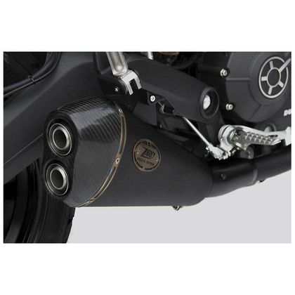 Silencieux Zard inox - embout carbone noir