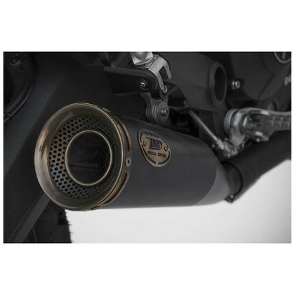 Silencieux Zard Zuma inox - embout bronze noir