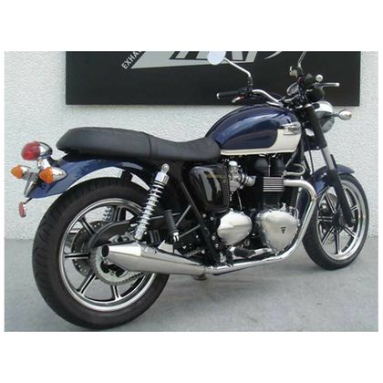 Silencieux Zard Double effet chrome - embout inox noir