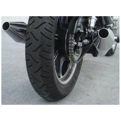 Silencieux Zard Double effet chrome - embout inox noir