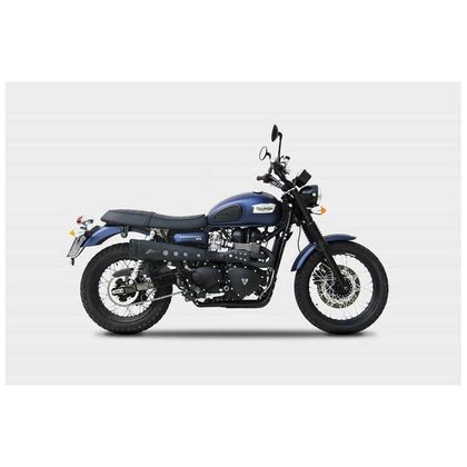 Ligne Complète Zard haute carbu version short - embout inox noir Ref : ZAD00084A / ZTP048S00SSO-B 