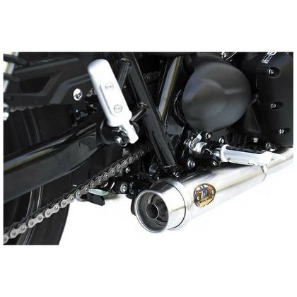 Silencieux Zard Double bas inox - embout inox noir